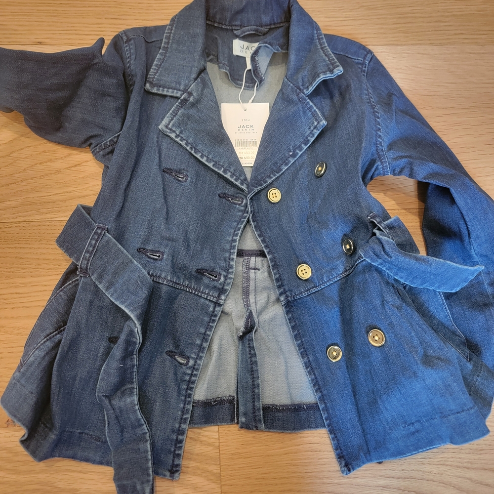Double-Breasted Denim Jacket